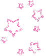 Pink Stars - GIF animasi gratis