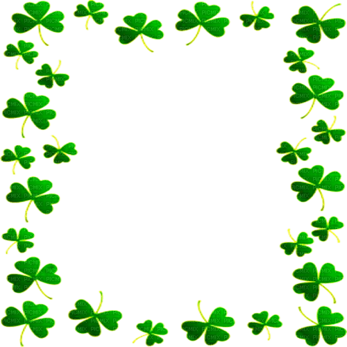 st patrick;s day frame - 免费PNG