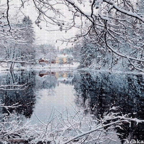 winter  background by nataliplus - Nemokamas animacinis gif