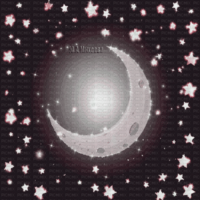 Y.A.M._Fantasy night stars moon - Ilmainen animoitu GIF