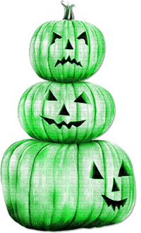 soave deco halloween pumpkin green - png gratuito