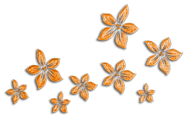 Orange Flowers - бесплатно png