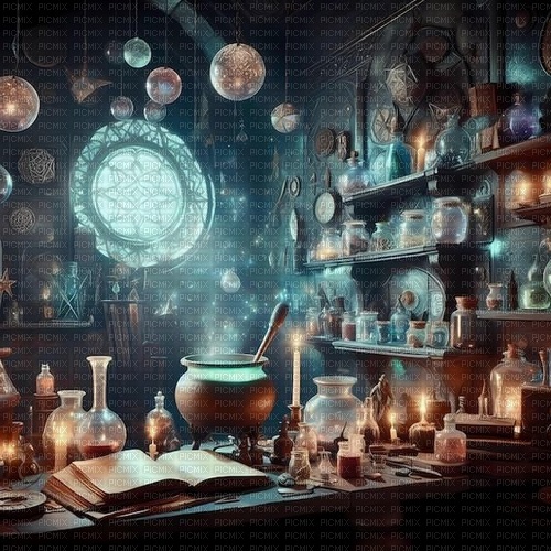 fantasy magic gothic background - бесплатно png