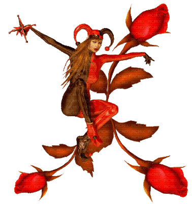 flowers red bp - Ingyenes animált GIF