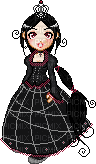 Pixel Fancy Gothic Lolita Princess - Δωρεάν κινούμενο GIF