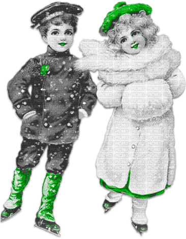 soave girl boy children  couple friends skating - zadarmo png