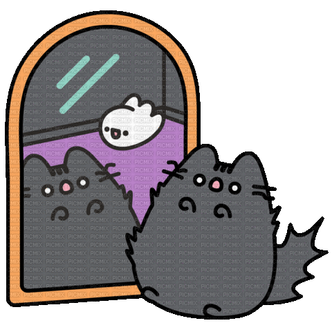 Scared Scaredy Cat - GIF animate gratis