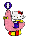 Hello Kitty au cirque - GIF animate gratis