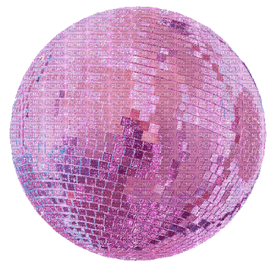 Pink Disco Ball - Gratis animeret GIF