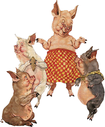 Schweine - Бесплатный анимированный гифка