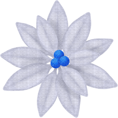 Kaz_Creations Christmas Winter Deco Flower Colours - PNG gratuit