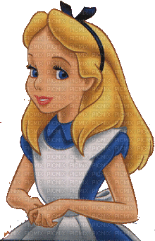 Alice au pays des merveilles - GIF animé gratuit