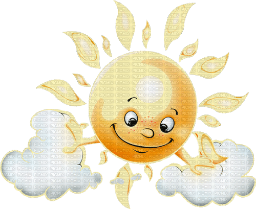 sun soleil sonne summer ete deco gif anime animated animation tube, sun ,  soleil , sonne , summer , ete , deco , gif , anime , animated , animation ,  tube , face - Free animated GIF - PicMix