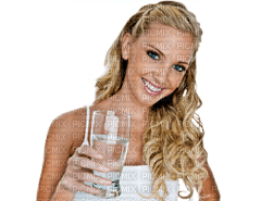 Kaz_Creations Woman Femme Drinking - 無料png