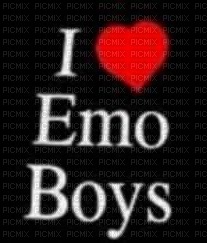 I <3 Emo Boys - gratis png