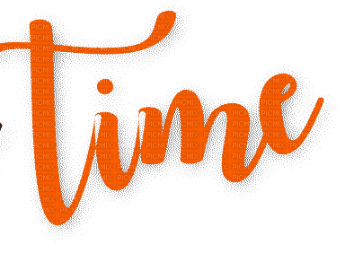 Time...text.orange.Victoriabea - png gratuito