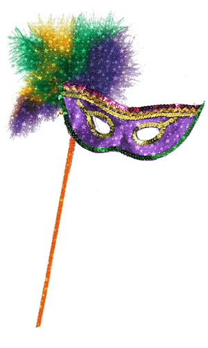 Carnival. Mardi Gras. Mask. Leila - Безплатен анимиран GIF