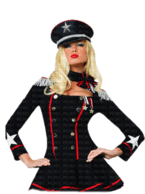 woman in uniform bp - gratis png