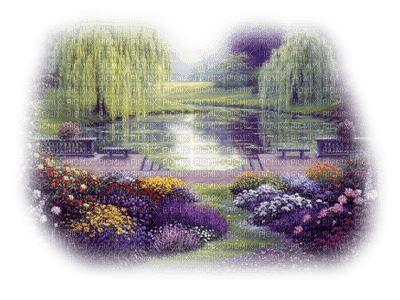 Kathleen Reynolds Garden Paysage Scenery - besplatni png