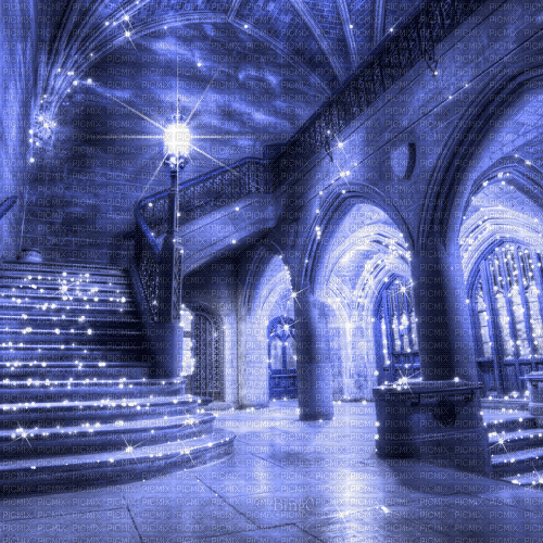 Y.A.M._Interior blue - Zdarma animovaný GIF