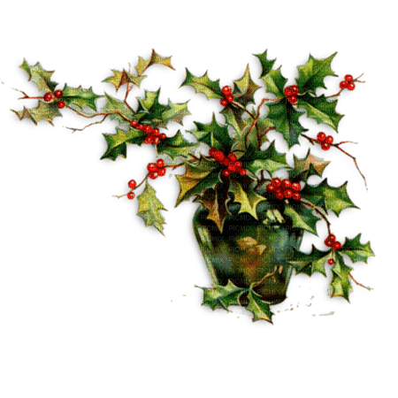 Florero  de navidad - PNG gratuit
