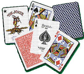 playing cards bp - GIF animé gratuit