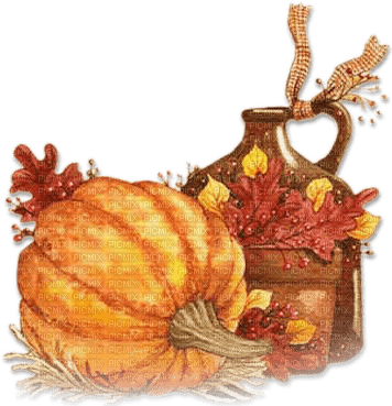 soave deco autumn pumpkin thanksgiving vintage - PNG gratuit