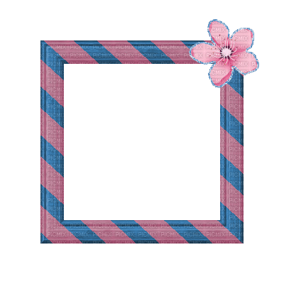 Small Pink/Blue Frame - GIF animé gratuit
