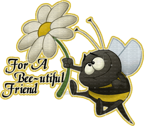 beeutiful friend - GIF animado gratis