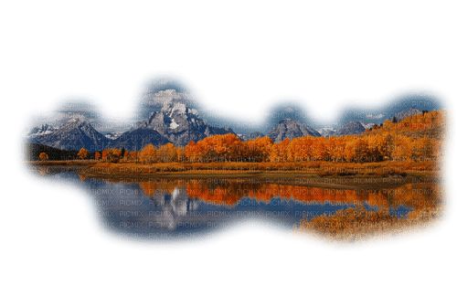 jesień/jezioro/góry