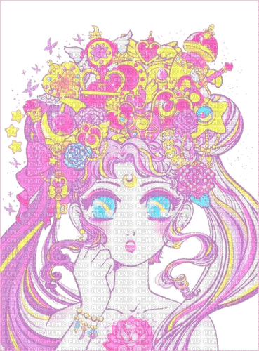 Sailor moon ❤️ elizamio - kostenlos png