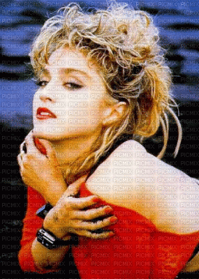 Madonna Effet girouette - GIF animé gratuit