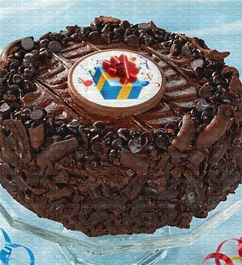 Bon anniversaire chocolat la pâtisserie bonne journée - png gratis