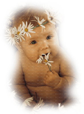 Kaz_Creations Baby Enfant Child Girl Flowers - png grátis