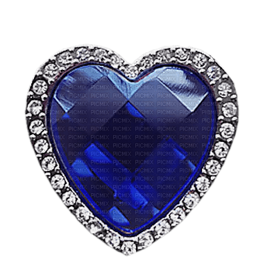 cœur bleu - безплатен png