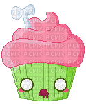 cupcake mortelle - GIF animate gratis