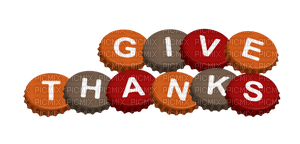 Kaz_Creations Logo Text Give Thanks - δωρεάν png