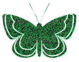 green gif butterfly - GIF animé gratuit