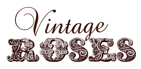 Vintage Roses.Text.Title.Victoriabea - png ฟรี