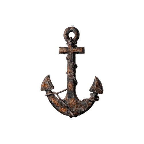 kikkapink deco scrap anchor - Free PNG