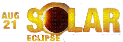 solar eclipse  text - Free PNG