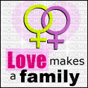 lesbian family yay - Darmowy animowany GIF