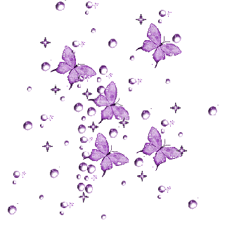 déco papillons violet/ HD - GIF animé gratuit