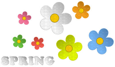 Kaz_Creations Flowers Flower Text Spring - Free PNG