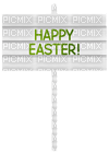 Kaz_Creations Deco Easter Sign - kostenlos png