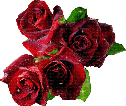 róże - Бесплатный анимированный гифка