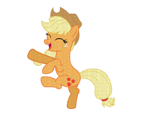 Applejack  little pony gif - Darmowy animowany GIF