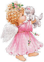 Kaz_Creations Angel Child Girl Cute - GIF animasi gratis