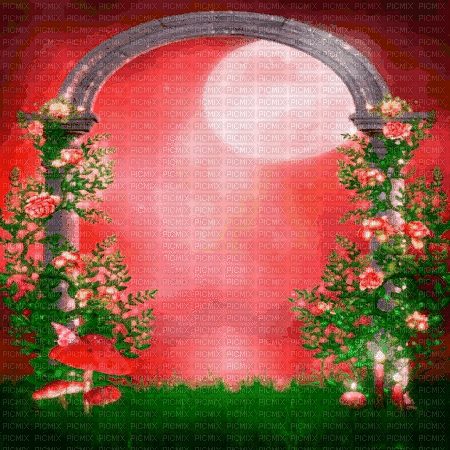 Animated.Background.Red.Green - KittyKatLuv65 - Бесплатни анимирани ГИФ