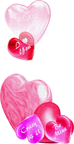 Hearts.Text.Pink.Purple.Red - ilmainen png